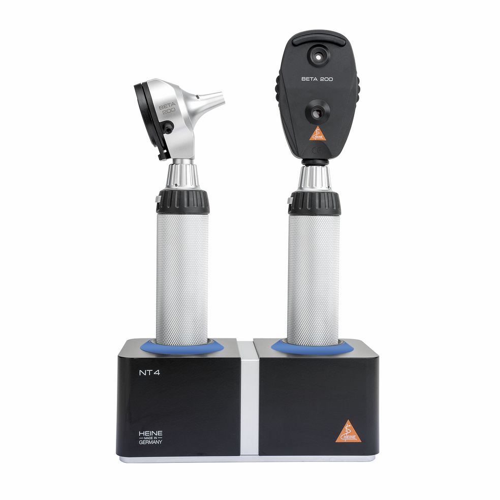 Heine - BETA 200 Otoscoop XHL F.O. | BETA 200 Oftalmoscoop - Combi Kit NT4 oplader